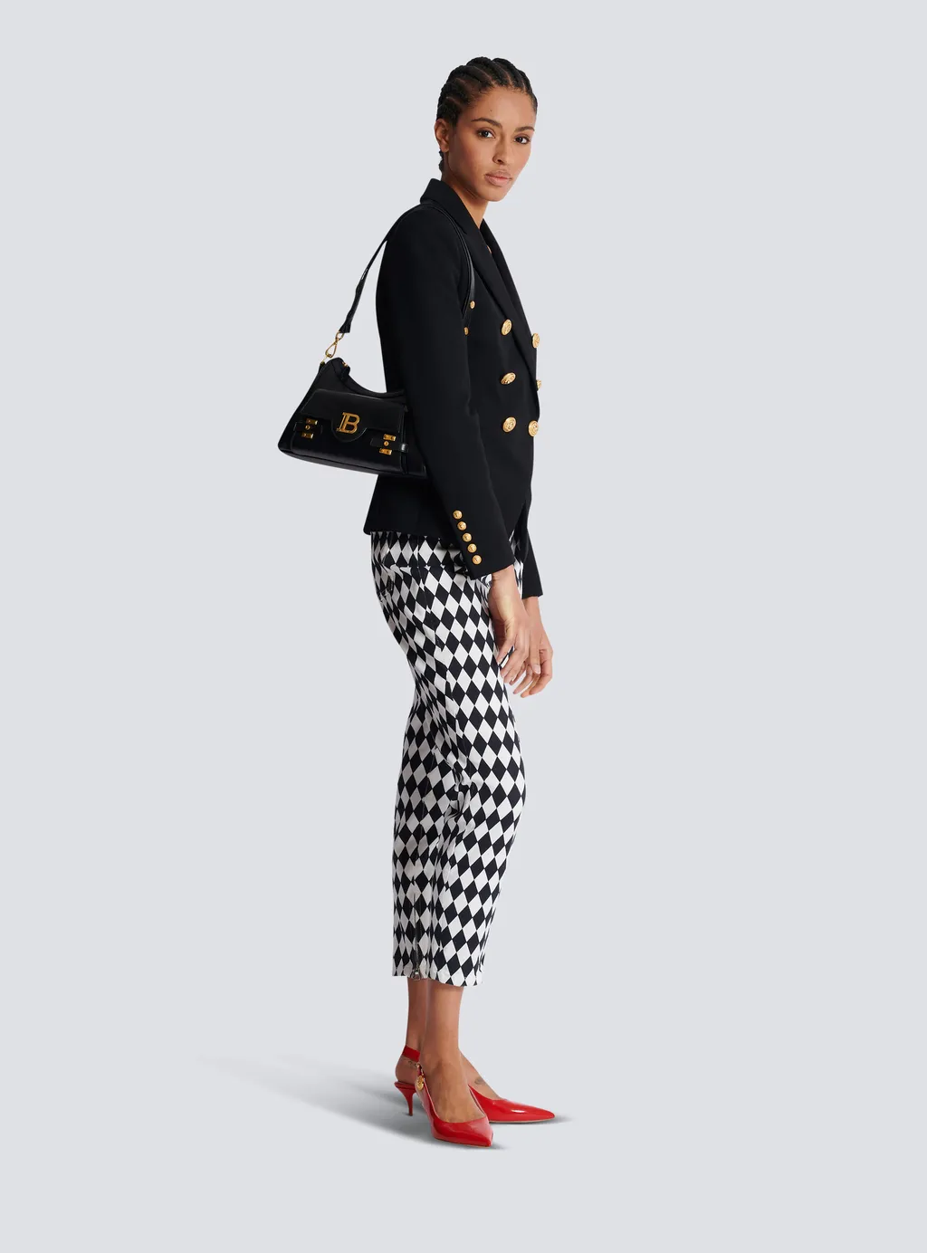 Balmain B-Buzz Hobo Bag