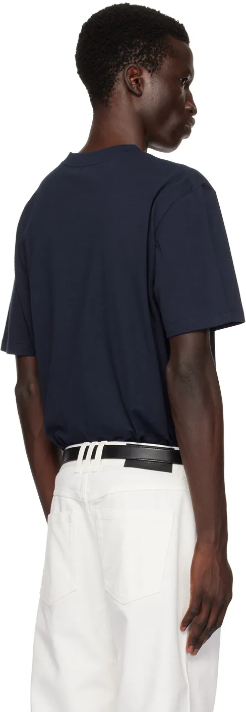Balmain Logo Patch Crewneck T-Shirt