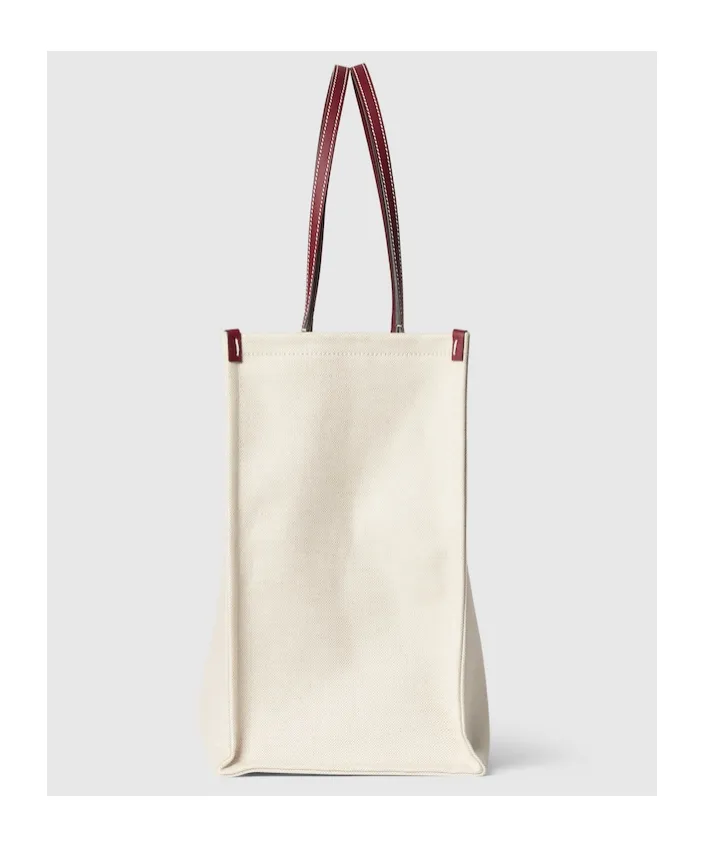 Gucci Logo Printed Top Handle Bag