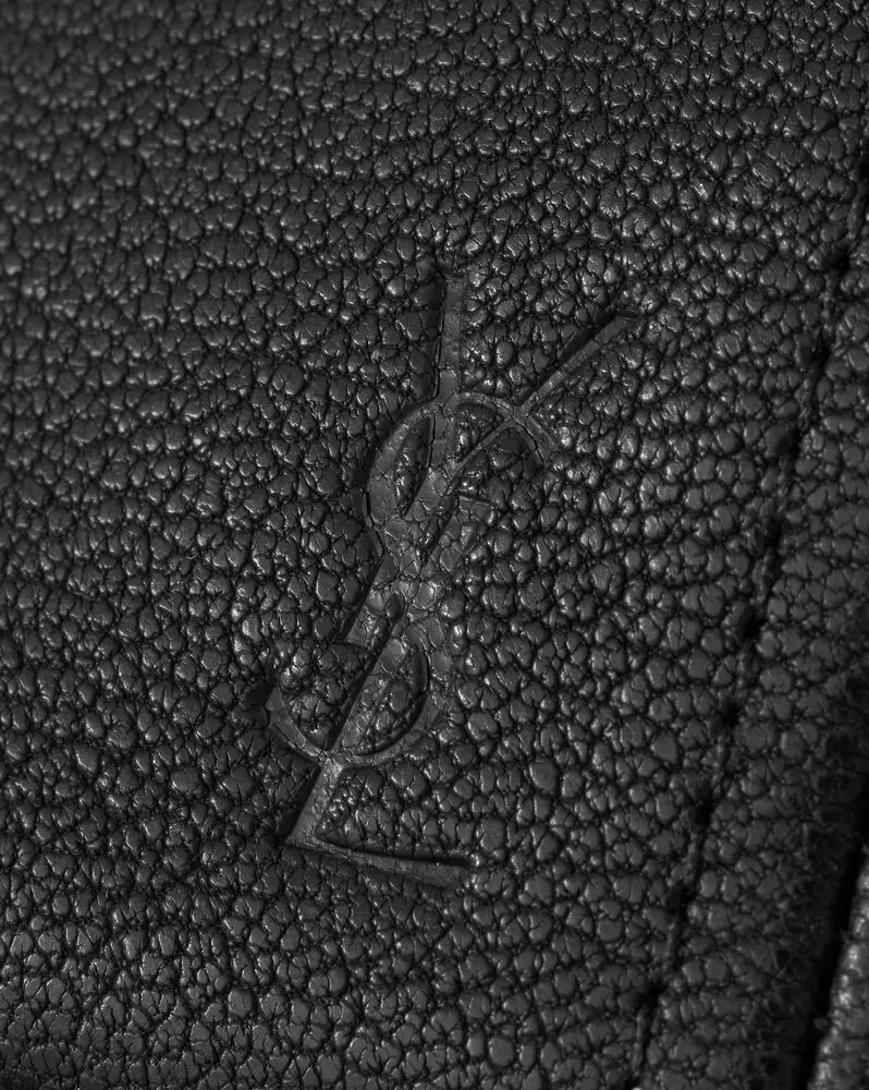 Saint Laurent Logo Debossed Baseball Cap