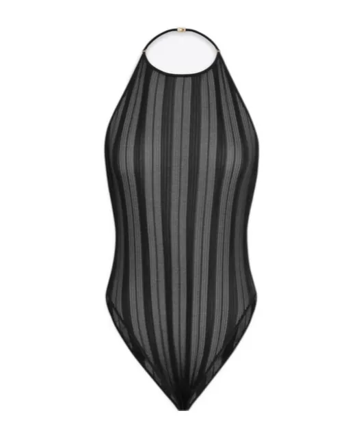 Saint Laurent Backless Halterneck Bodysuit