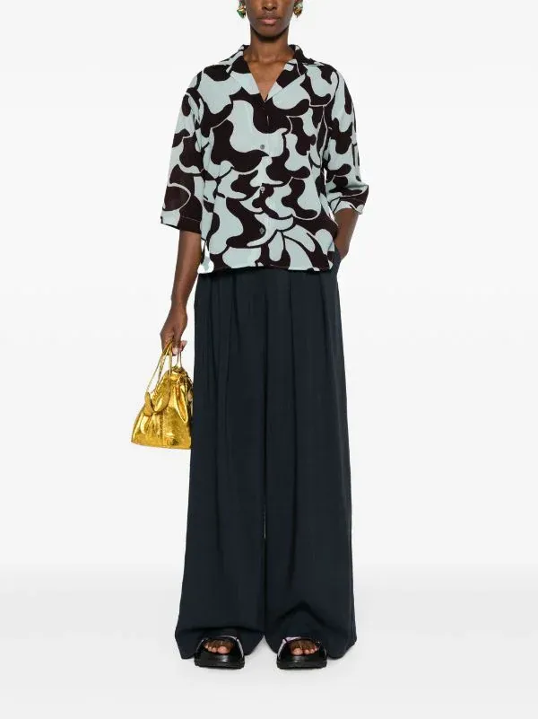 Wide-Leg Casual Pants