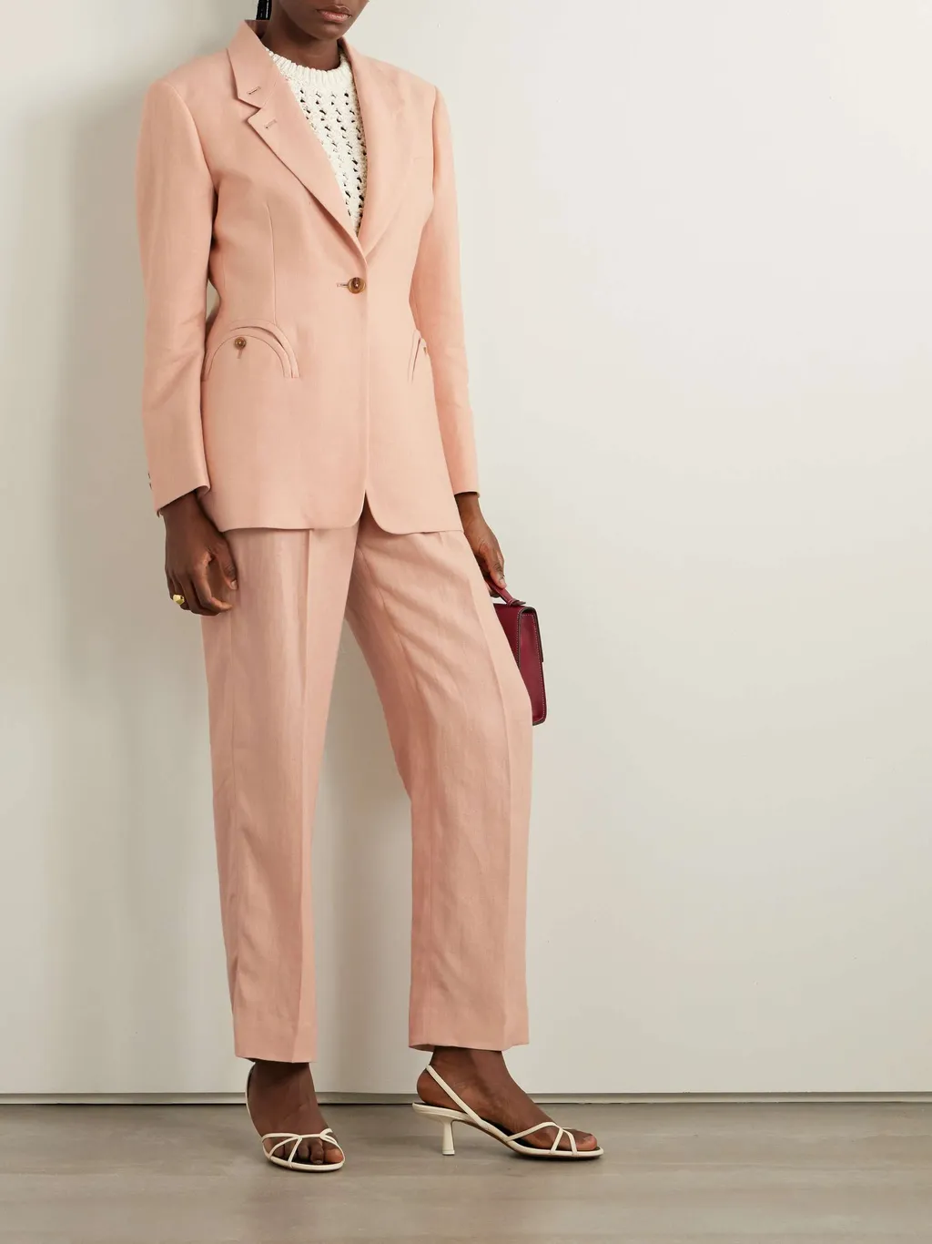 Long-Sleeved Suit Coat