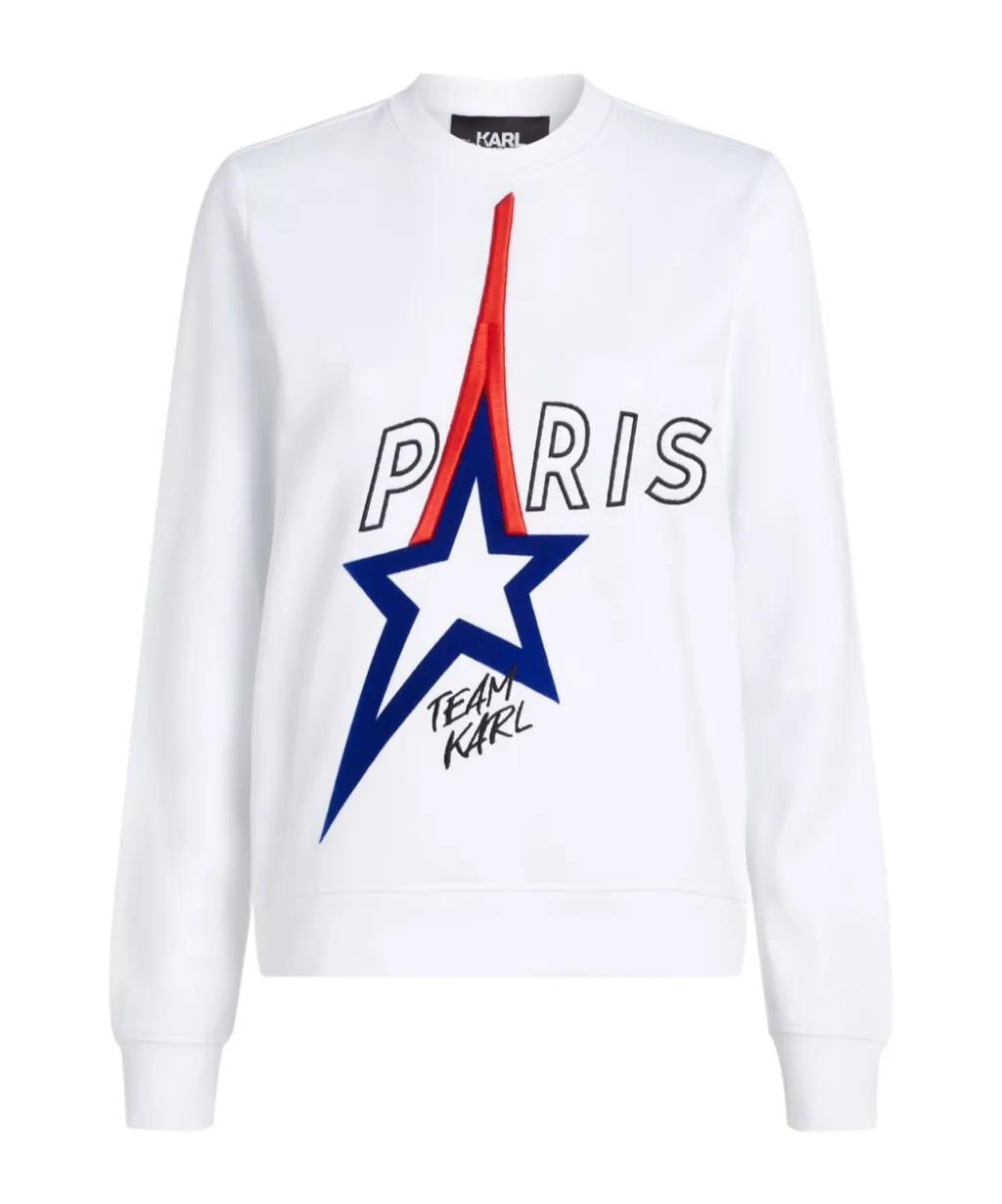 Paris Organic-Cotton Sweatshirt