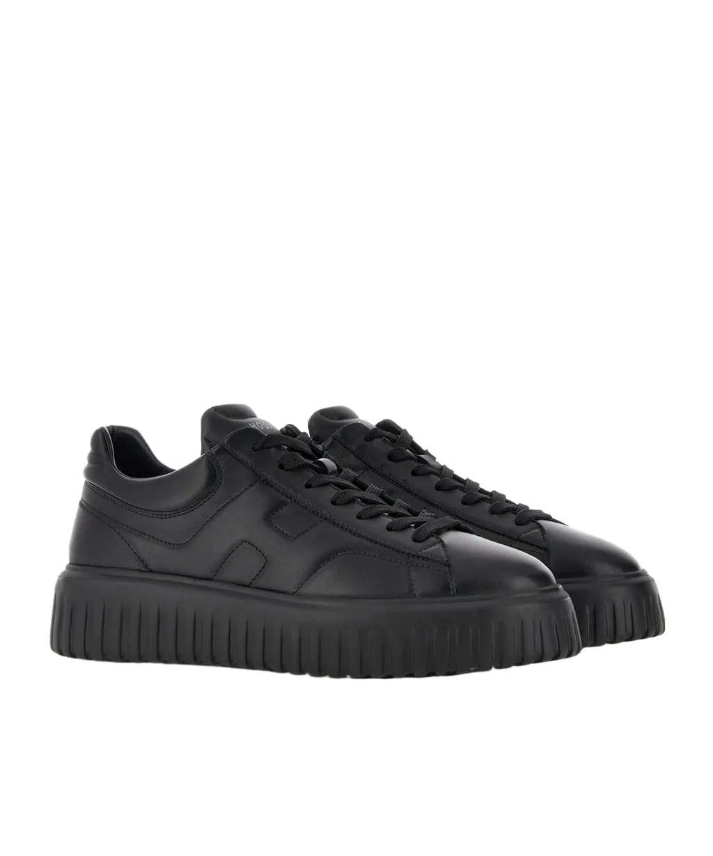 Hogan H-Stripes Lace-Up Sneakers