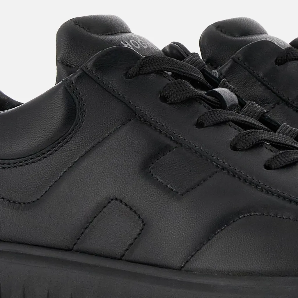 Hogan H-Stripes Lace-Up Sneakers