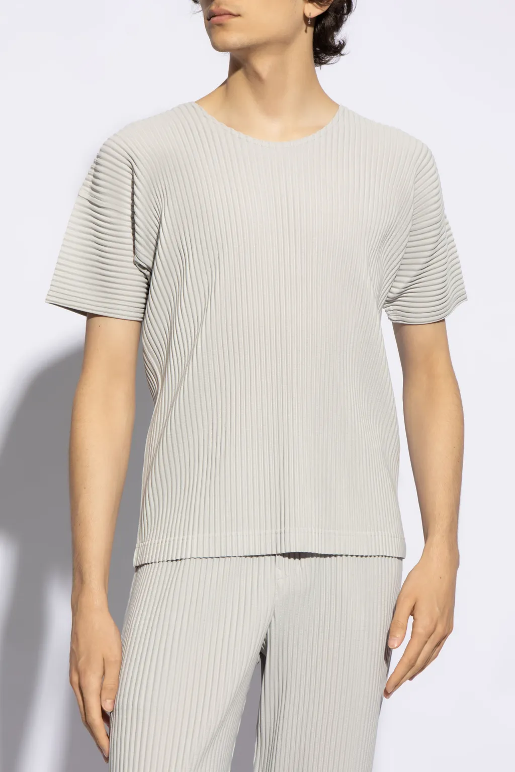 Homme Plissé Issey Miyake Pleated Crewneck T-Shirt