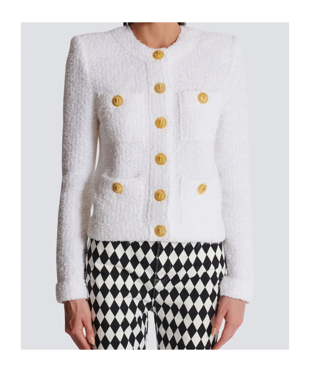 Balmain Miami Tweed 4-Pocket Jacket