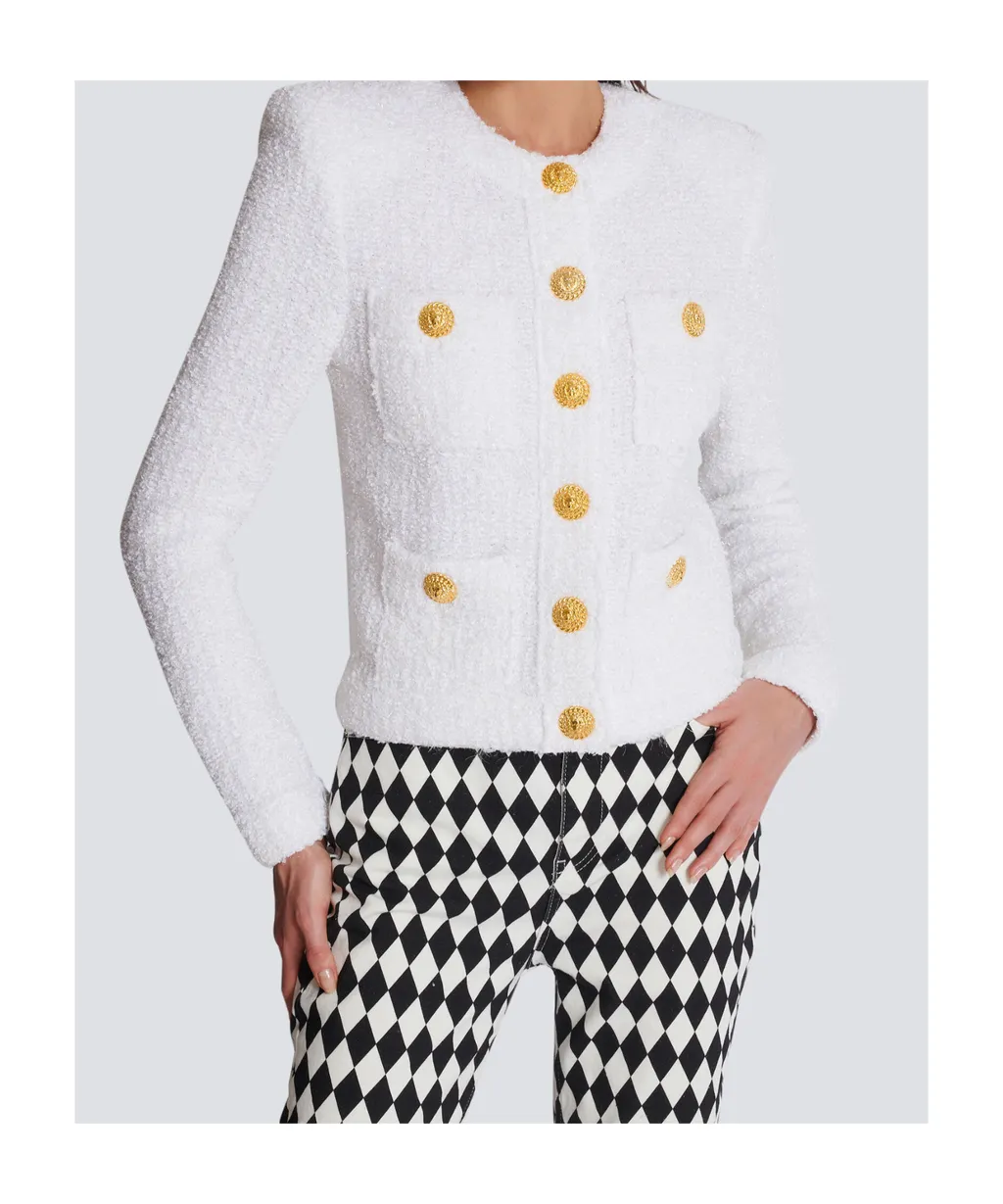 Balmain Miami Tweed 4-Pocket Jacket