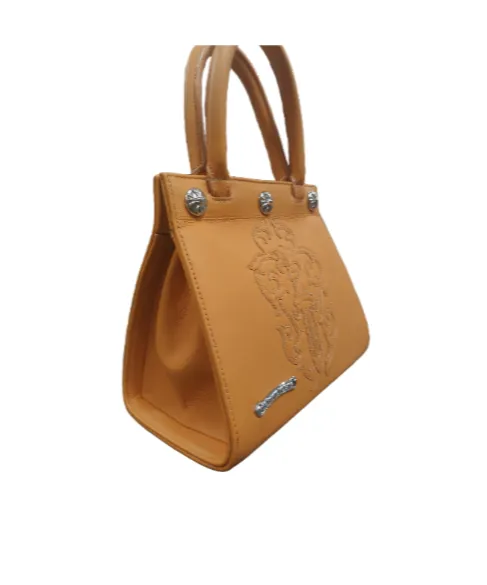 Cross-Pattern Handbag