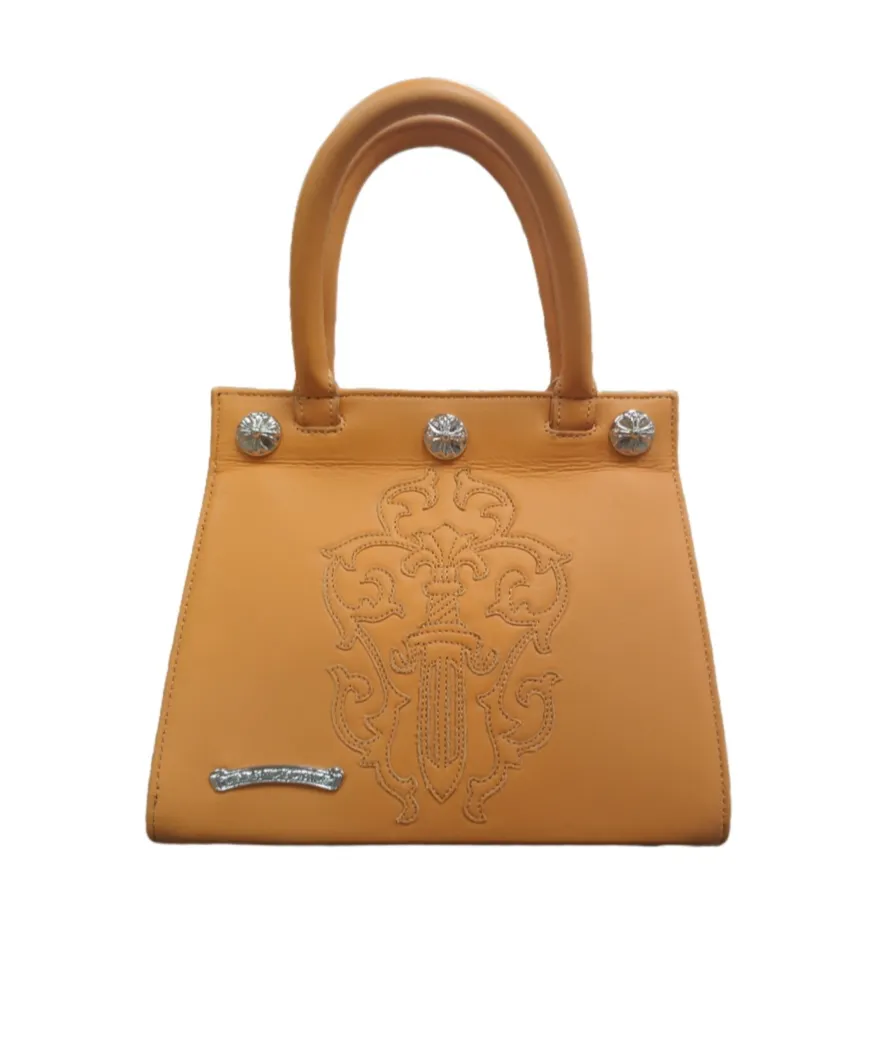 Cross-Pattern Handbag