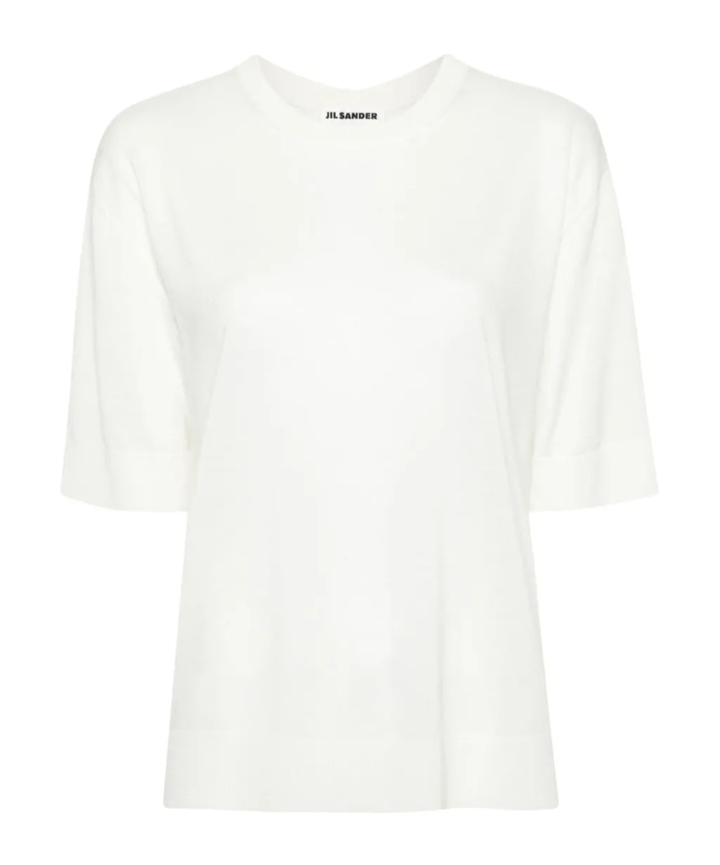 Jil Sander Crewneck Knitted T-Shirt