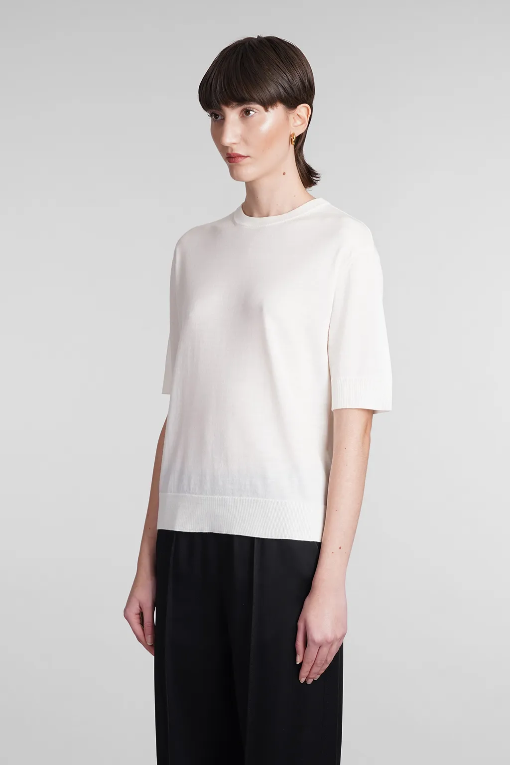 Jil Sander Crewneck Knitted T-Shirt