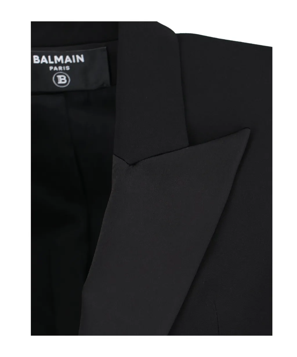 Balmain One Button Tailored Blazer