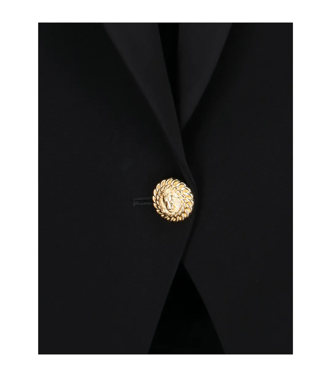 Balmain One Button Tailored Blazer