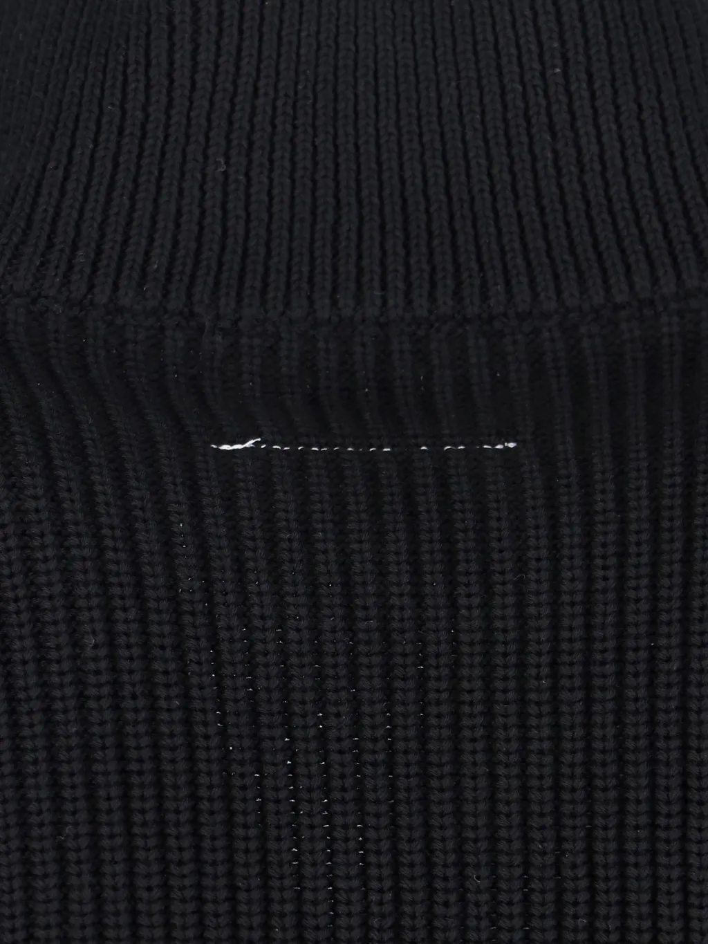 Mm6 Maison Margiela Ribbed-Knit Zipped Cardigan