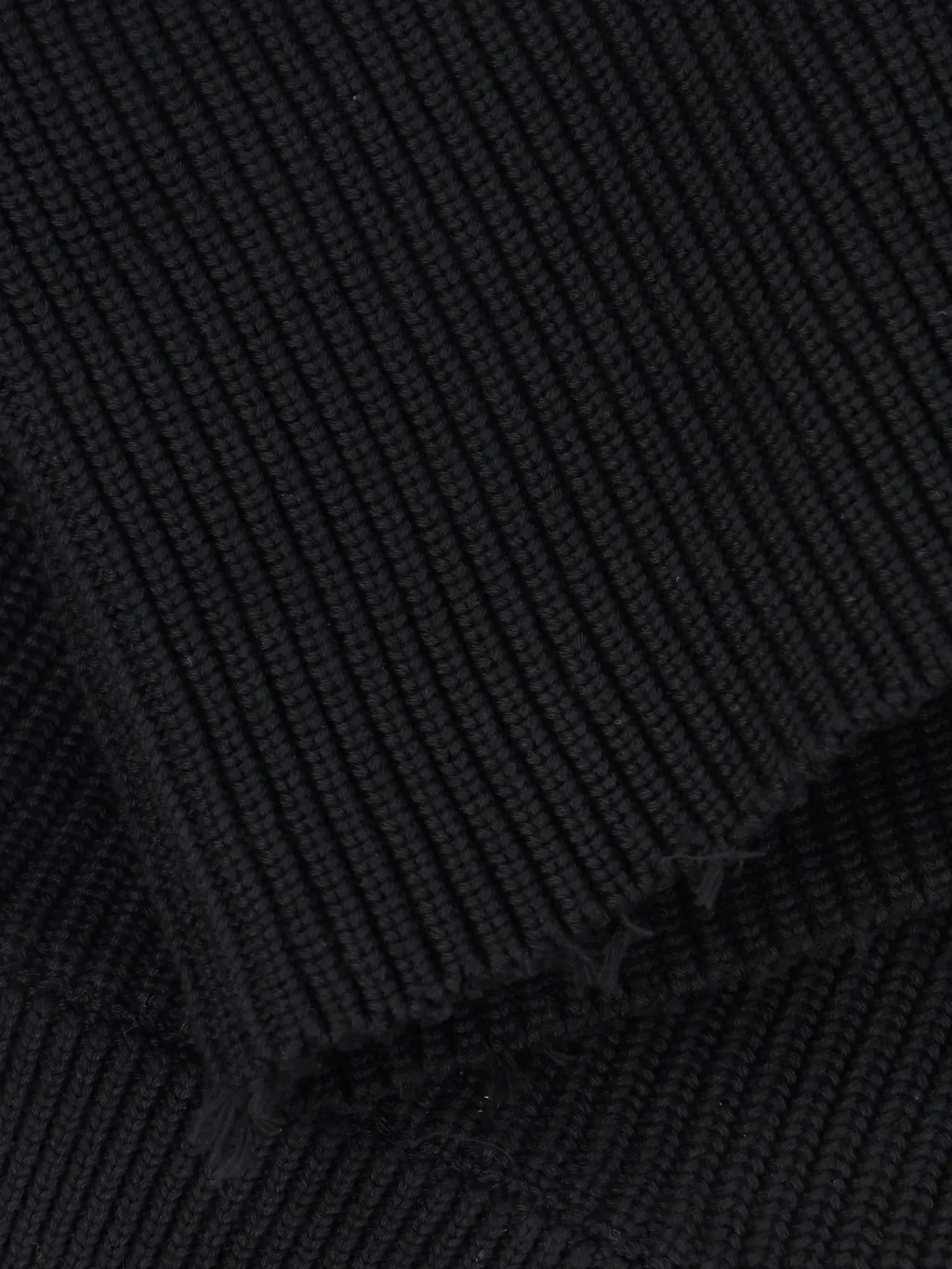 Mm6 Maison Margiela Ribbed-Knit Zipped Cardigan