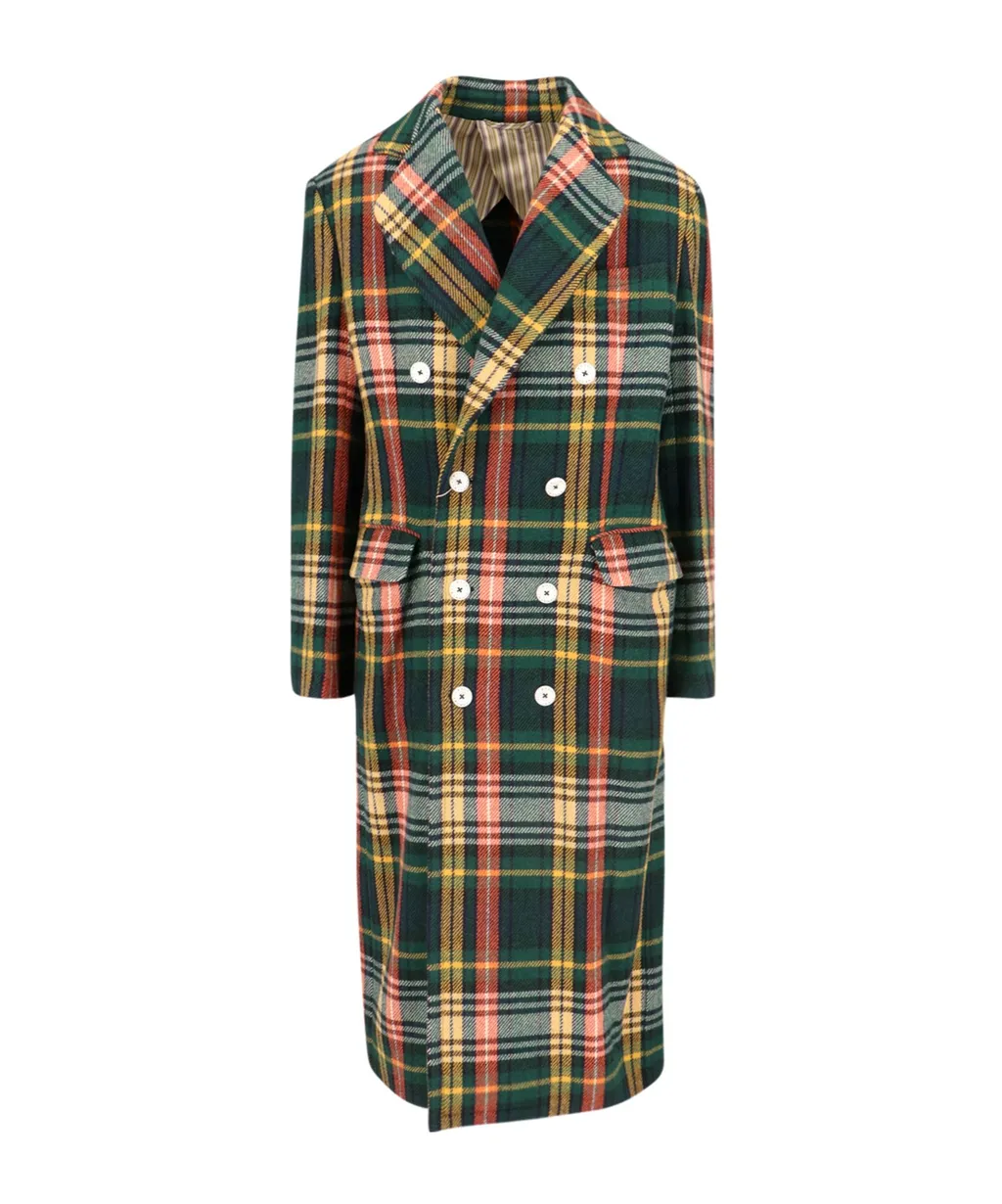 Vivienne Westwood Double Breasted Checked Coat
