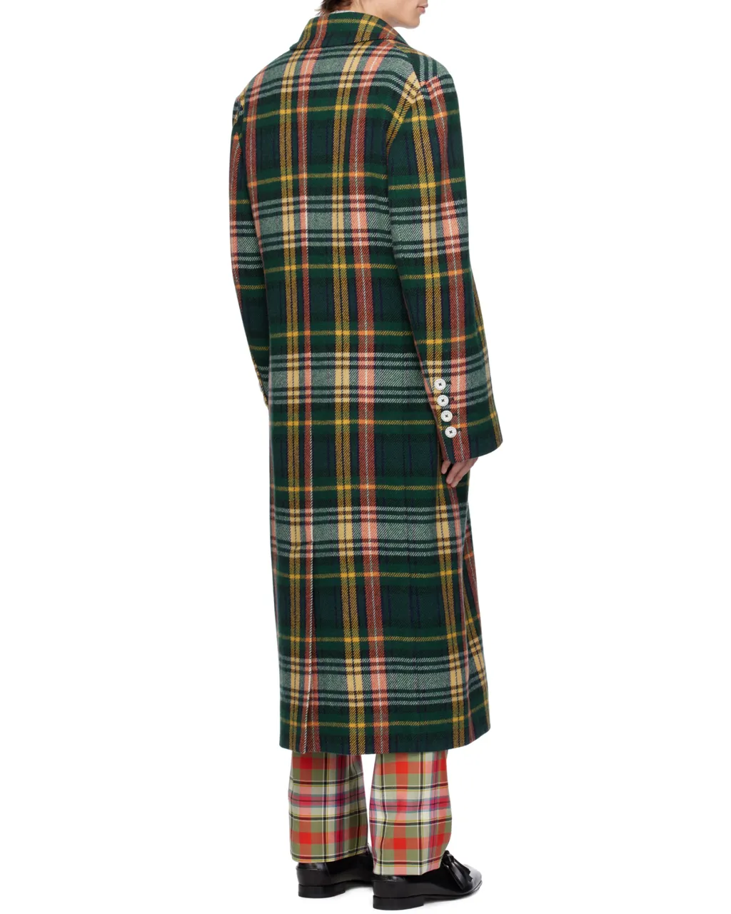 Vivienne Westwood Double Breasted Checked Coat