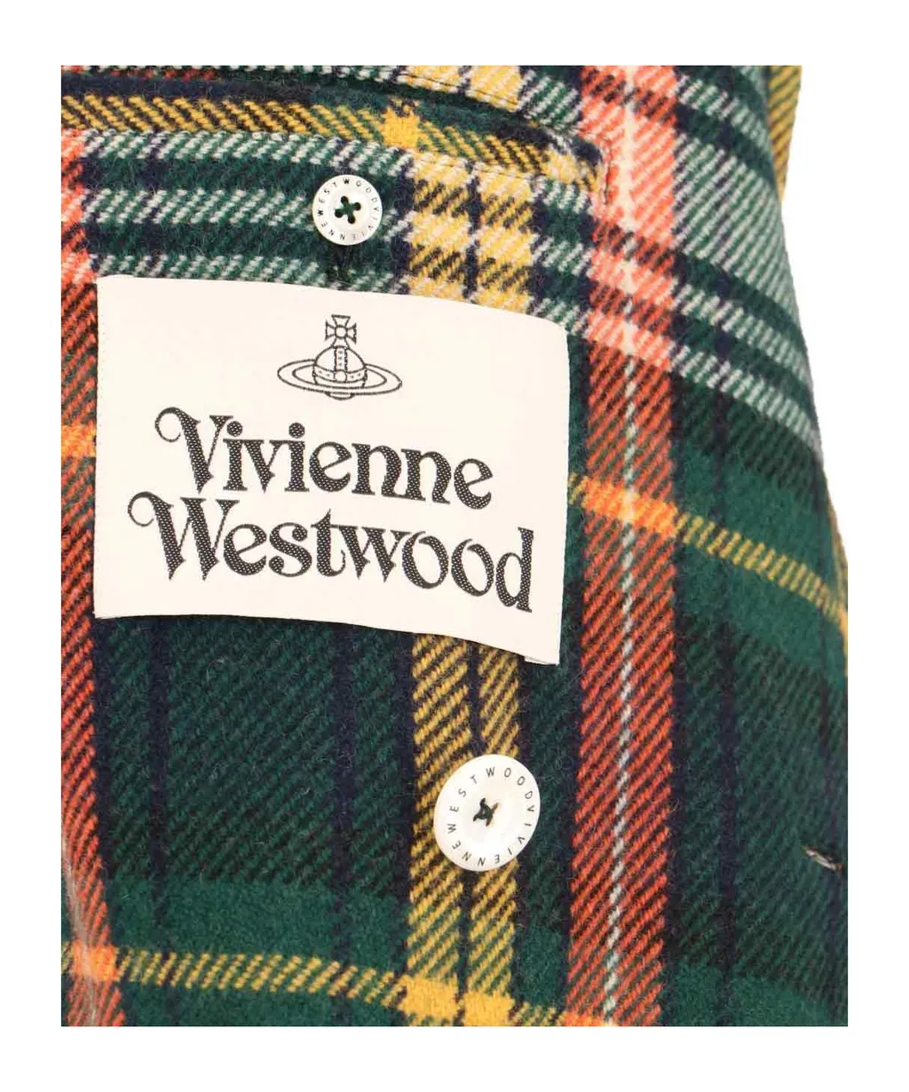 Vivienne Westwood Double Breasted Checked Coat