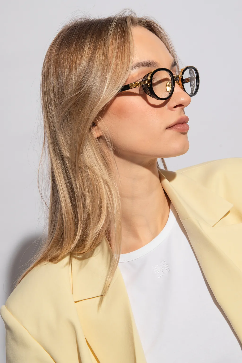 Balmain Eyewear Chevalier Round Frame Glasses