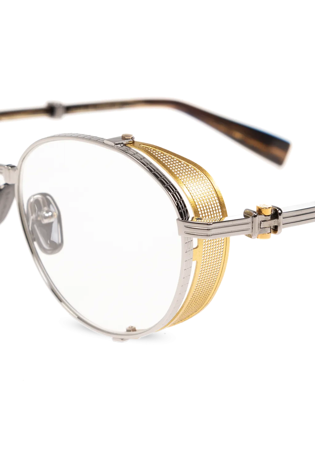 Balmain Eyewear Brigade Round-Frame Glasses