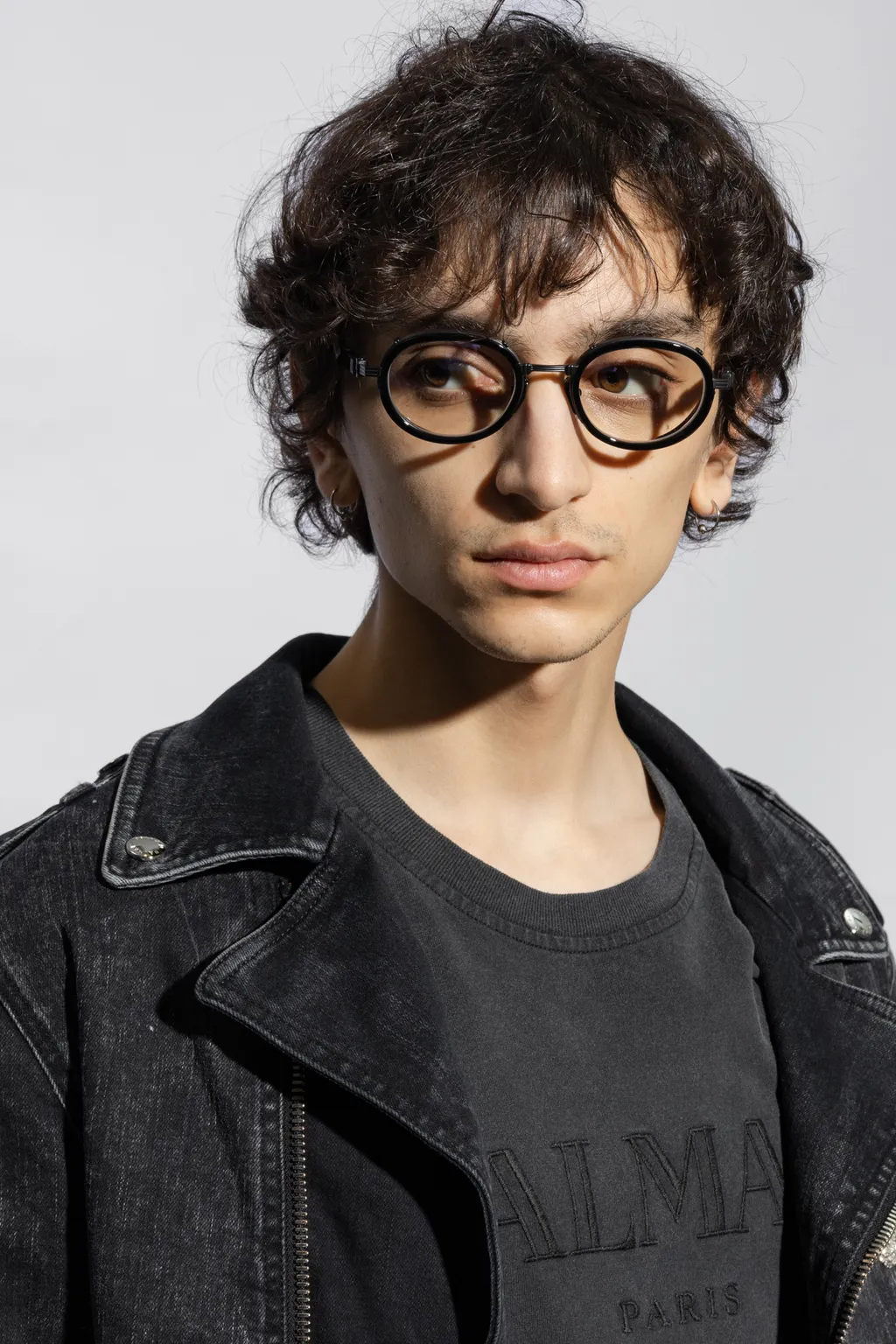 Balmain Eyewear Chevalier Oval Frame Glasses