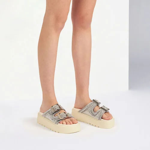 Casadei Birky Platform Slides
