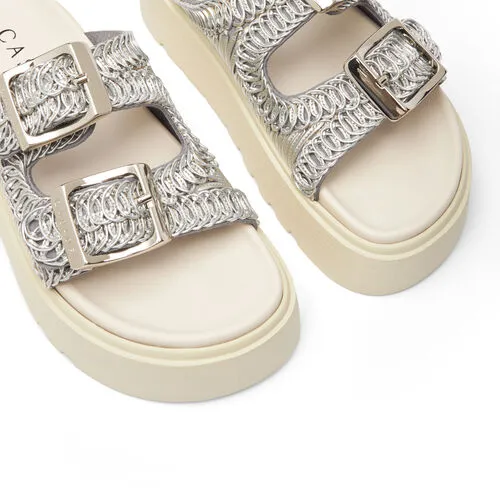 Casadei Birky Platform Slides
