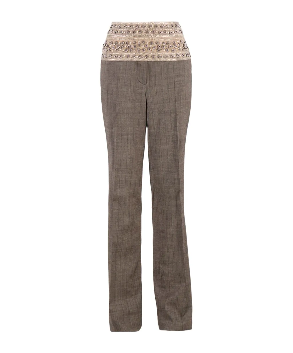 Patterned Casual Pants