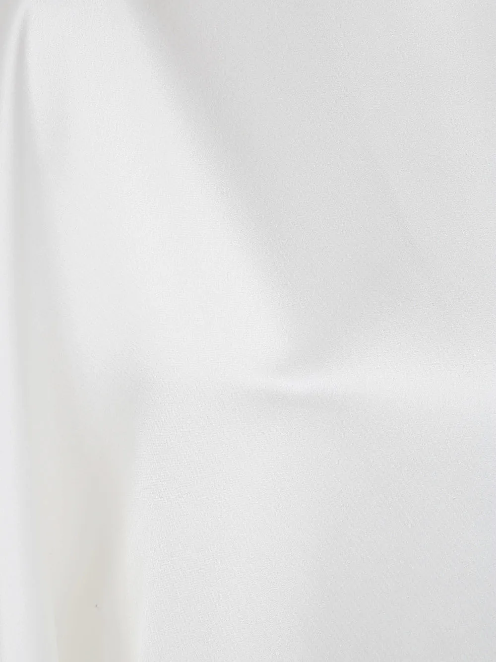 Boat-Neck Satin Blouse