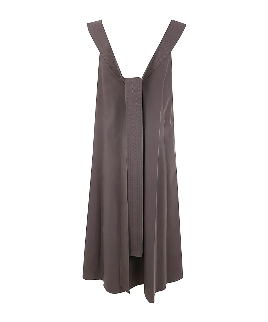 V-Neck Sleeveless Dress