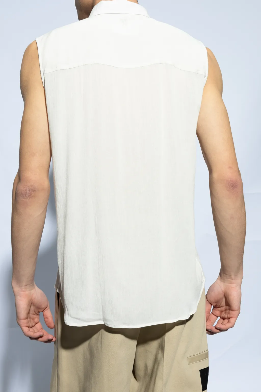 Ami Paris Ami De Coeur Motif Sleeveless Shirt