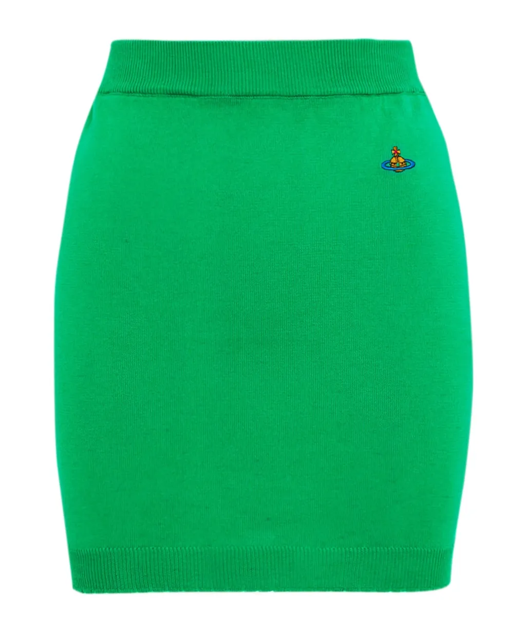 Vivienne Westwood Orb Embroidered Mini Skirt