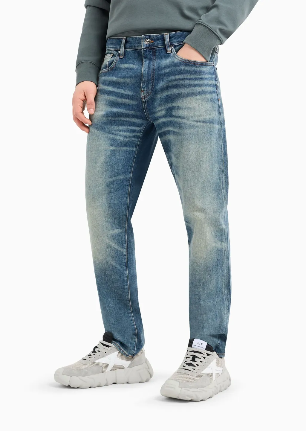 Logo Denim Pants
