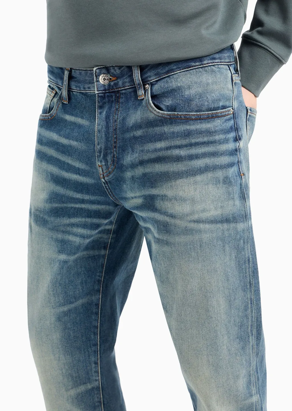 Logo Denim Pants