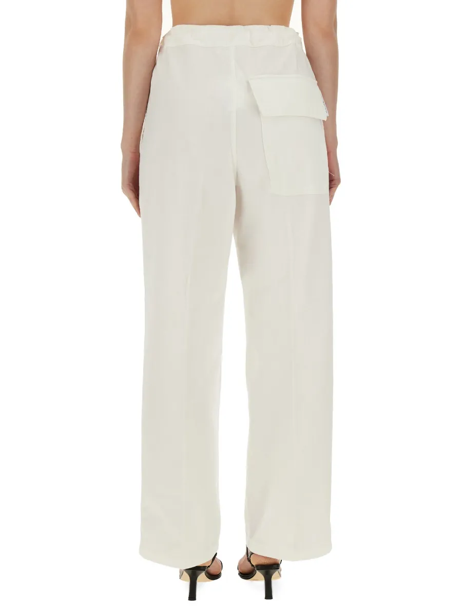 Victoria Beckham Drawstring Straight Leg Trousers