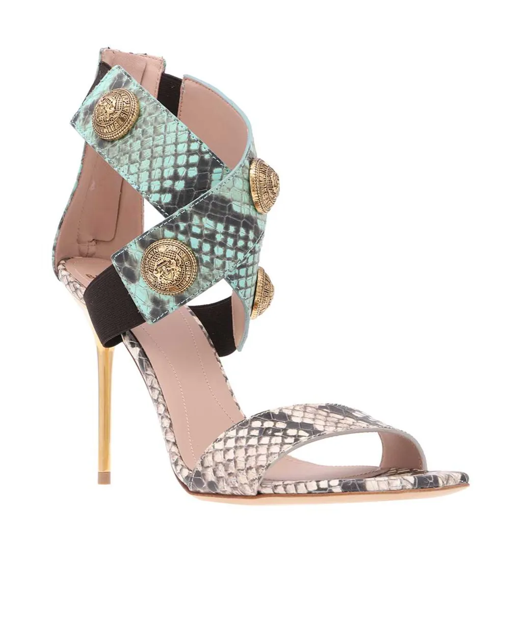 Open-Toed High-Heeled Sandals