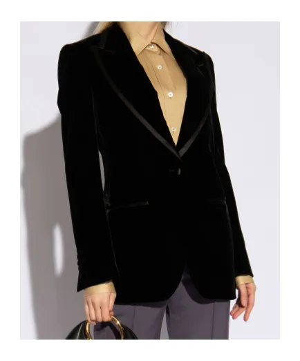 Tom Ford Single-Breasted Velvet Blazer