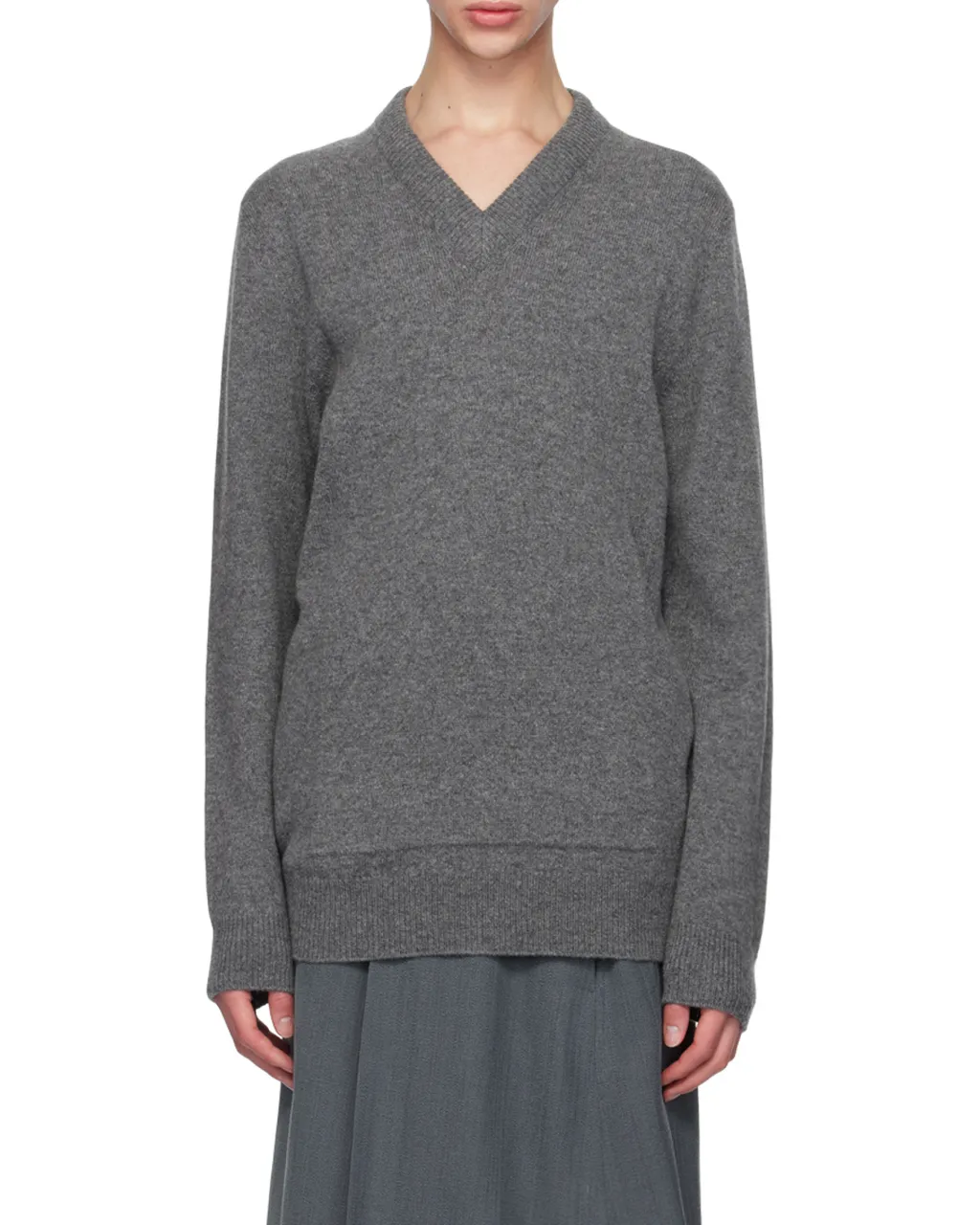 Jil Sander V-Neck Ribbed Jumper