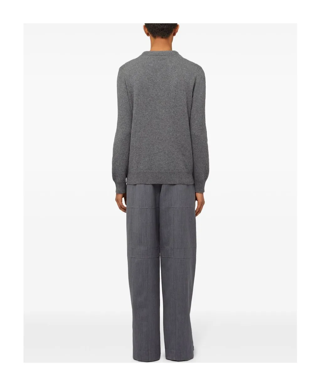 Jil Sander V-Neck Ribbed Jumper