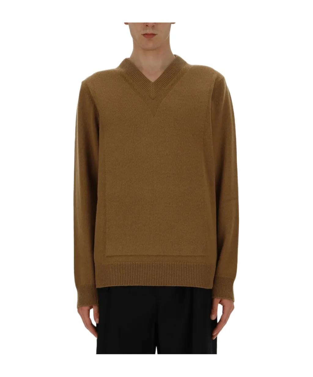Jil Sander V-Neck Ribbed Jumper