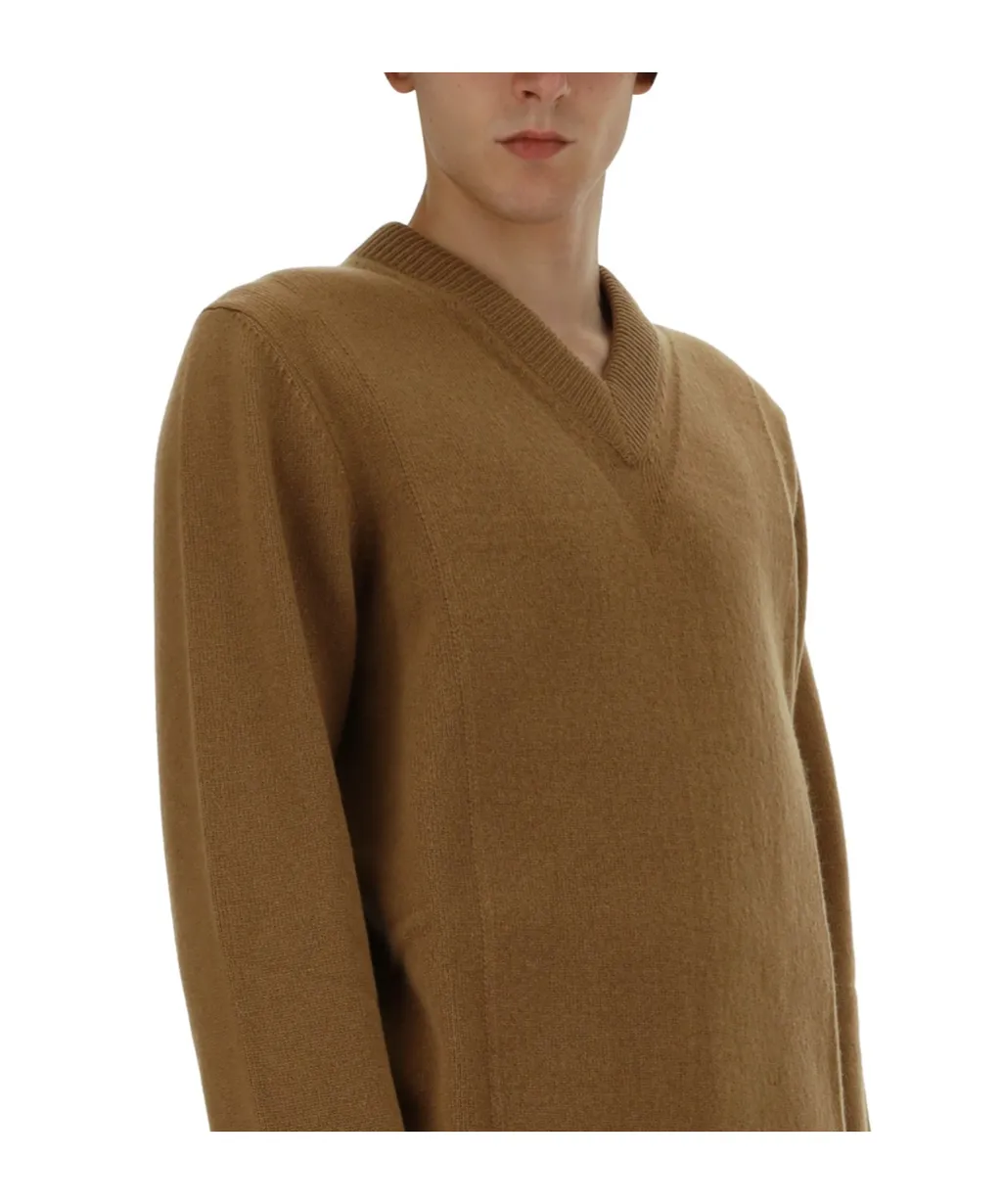 Jil Sander V-Neck Ribbed Jumper