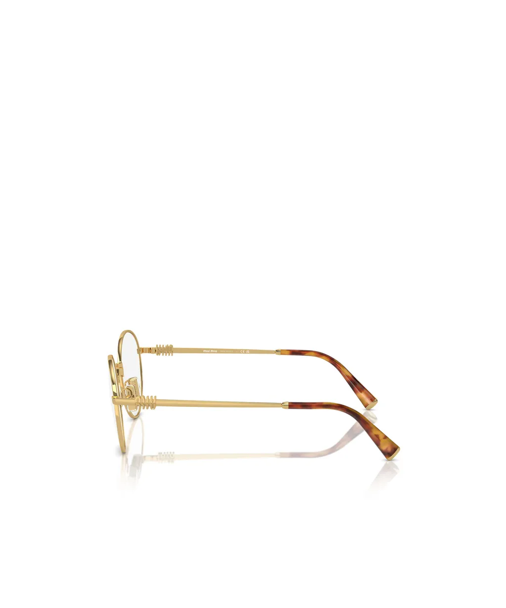 Miu Miu Eyewear Round Frame Glasses