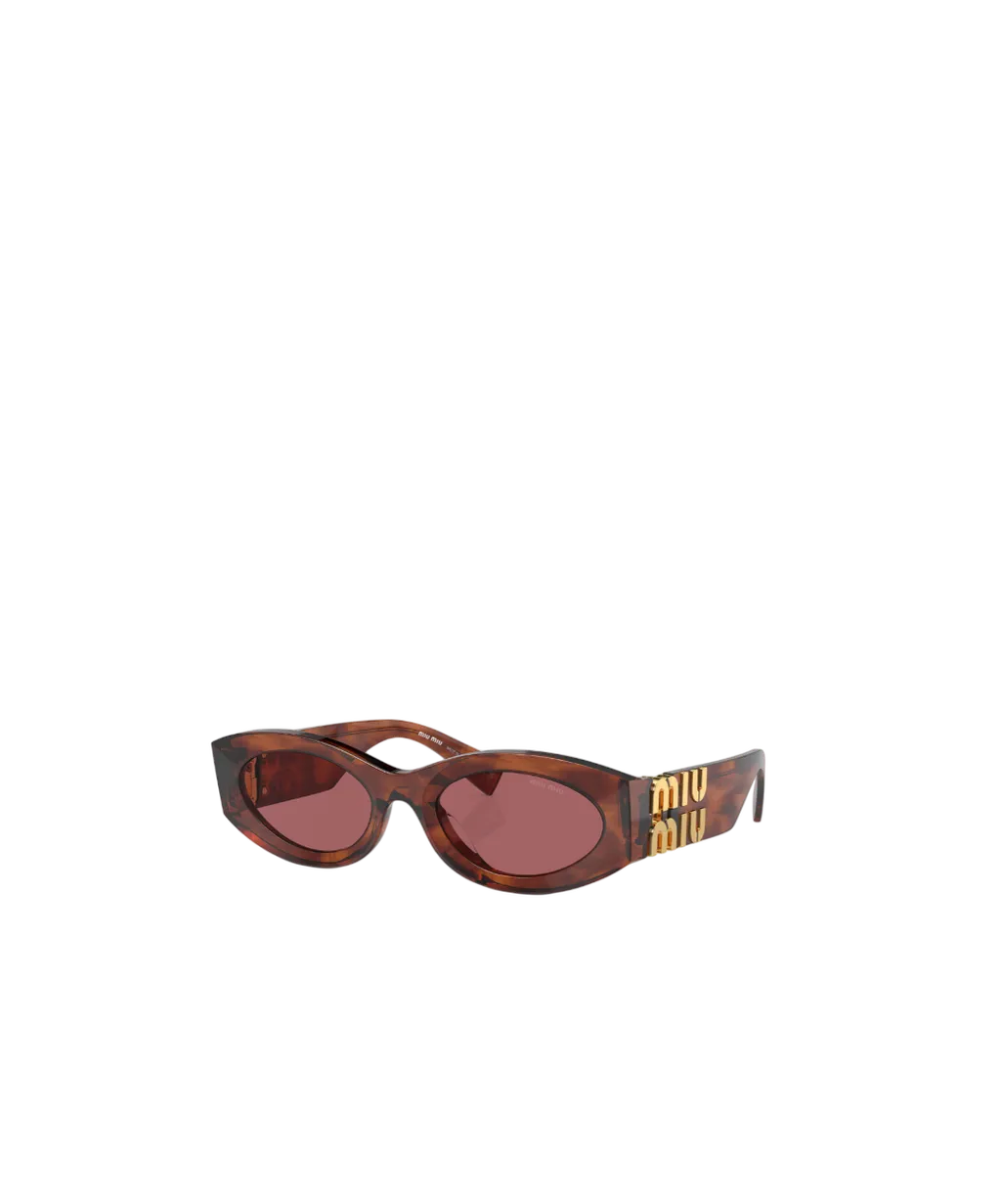 Miu Miu Eyewear Oval Frame Sunglasses