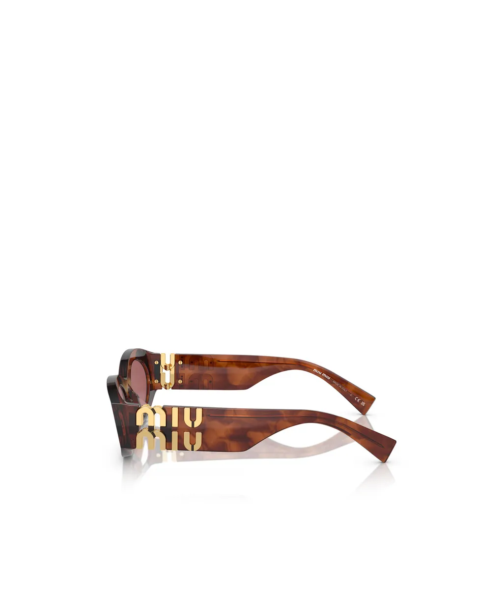 Miu Miu Eyewear Oval Frame Sunglasses