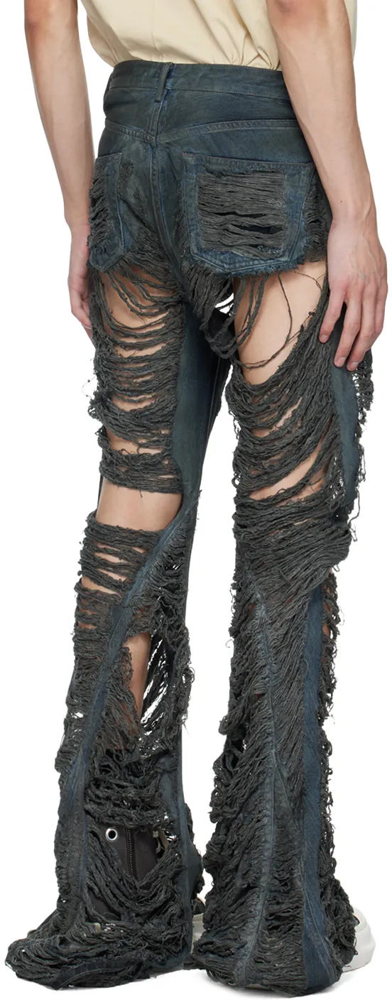 Straight Tube Five Bags Of Jeans