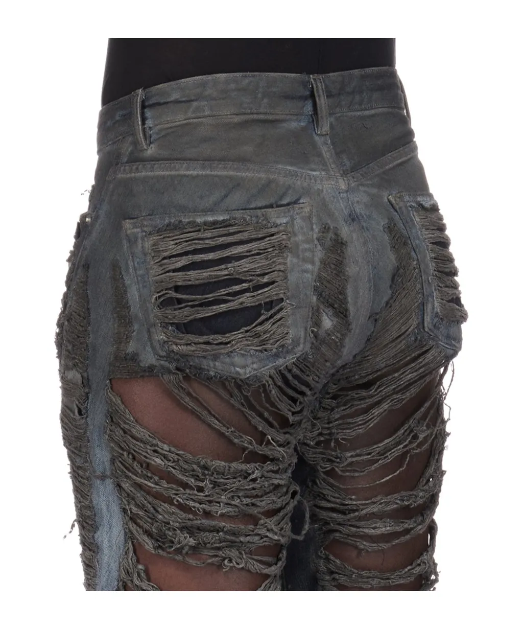 Straight Tube Five Bags Of Jeans
