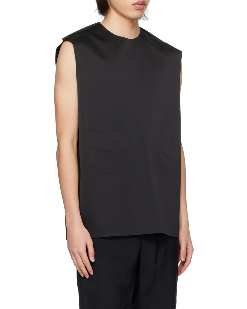 Debossed-Motif Vest