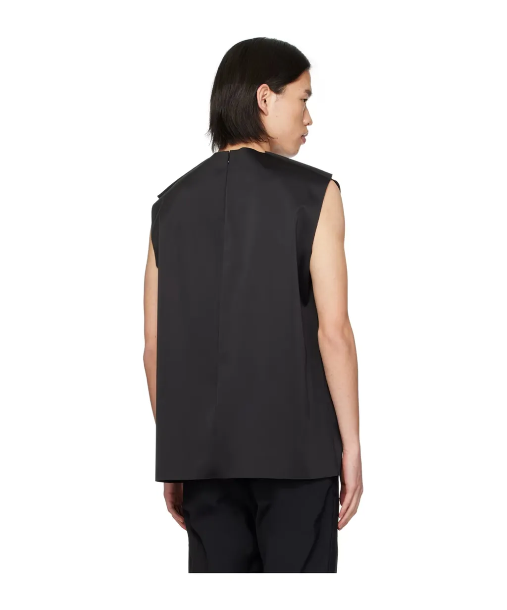 Debossed-Motif Vest